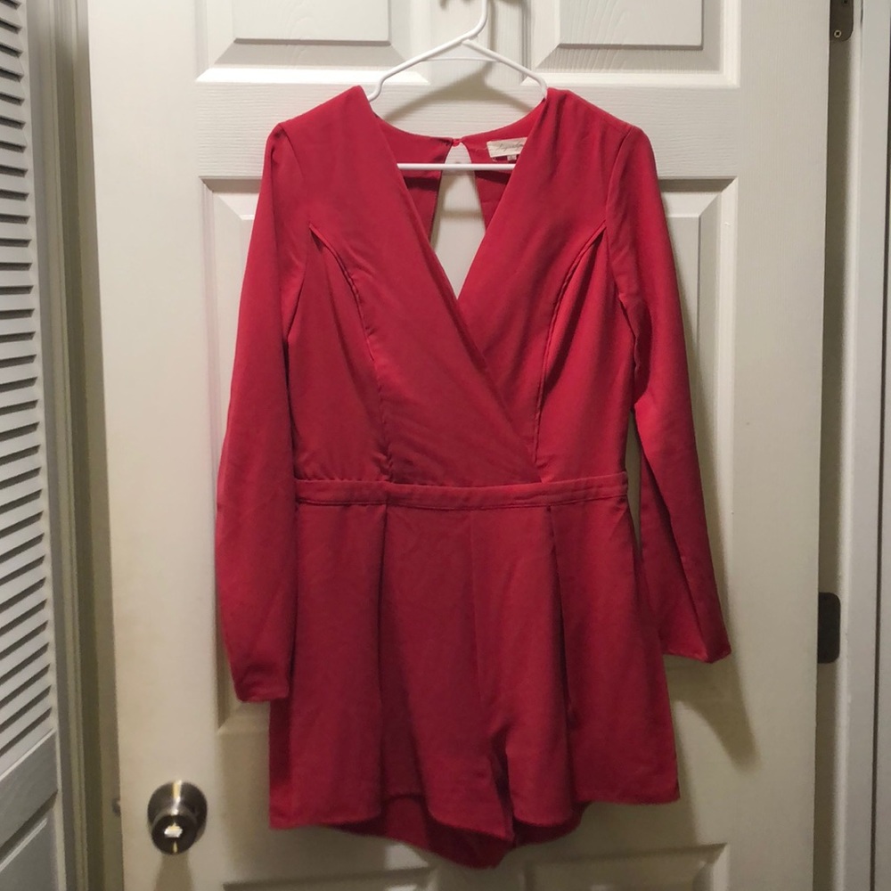 Hot Pink Romper